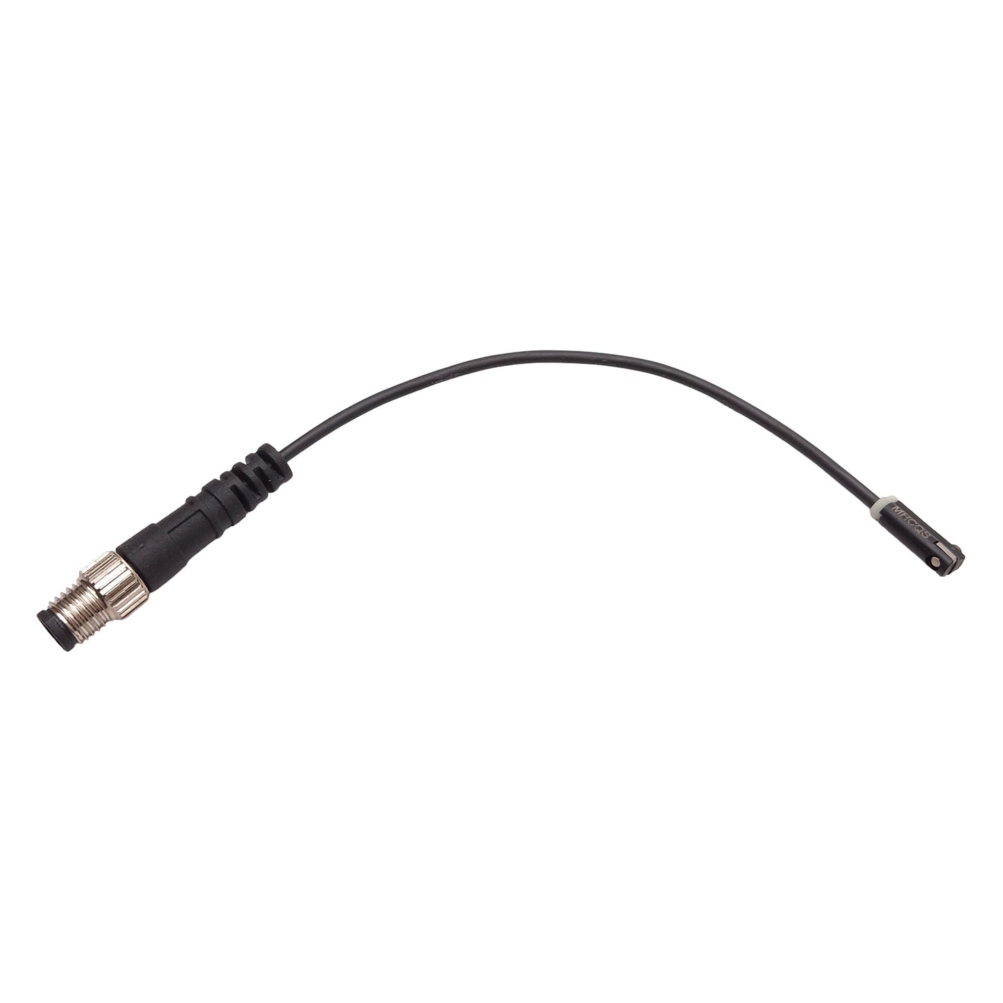 Used Bimba MHCQS Mini EdgeSwitch Sourcing Switch, PNP, Solid State, 5-28VDC, M8 3-Pin