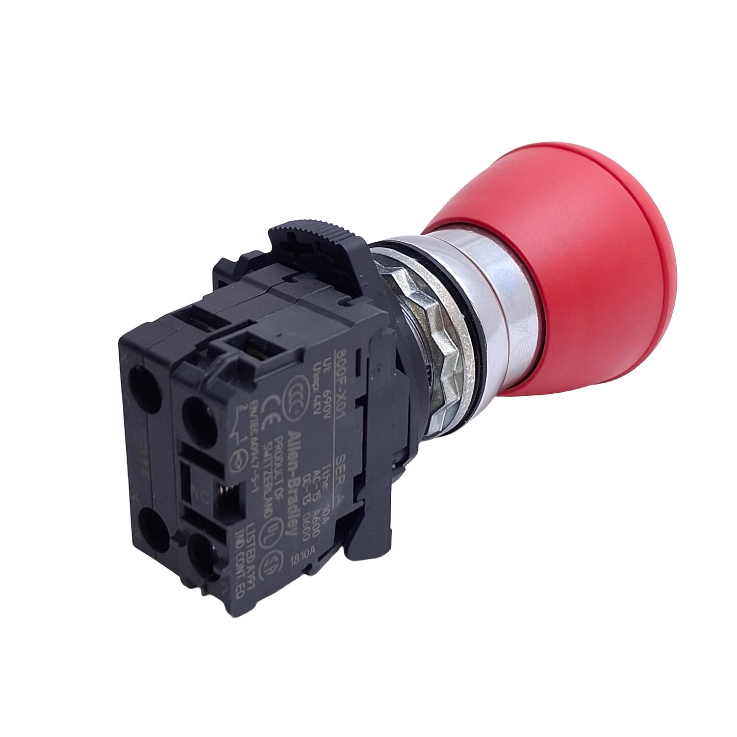 Used Allen Bradley 800FM-LMP44 2-Position Illuminated Push/Pull Button ø22mm, 1NO
