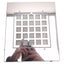 Used Airtech MAC-IIA-10 EC-MAC/AC HEPA Filter Fan Unit, 0.3µm, 250x250x50mm, 100VAC