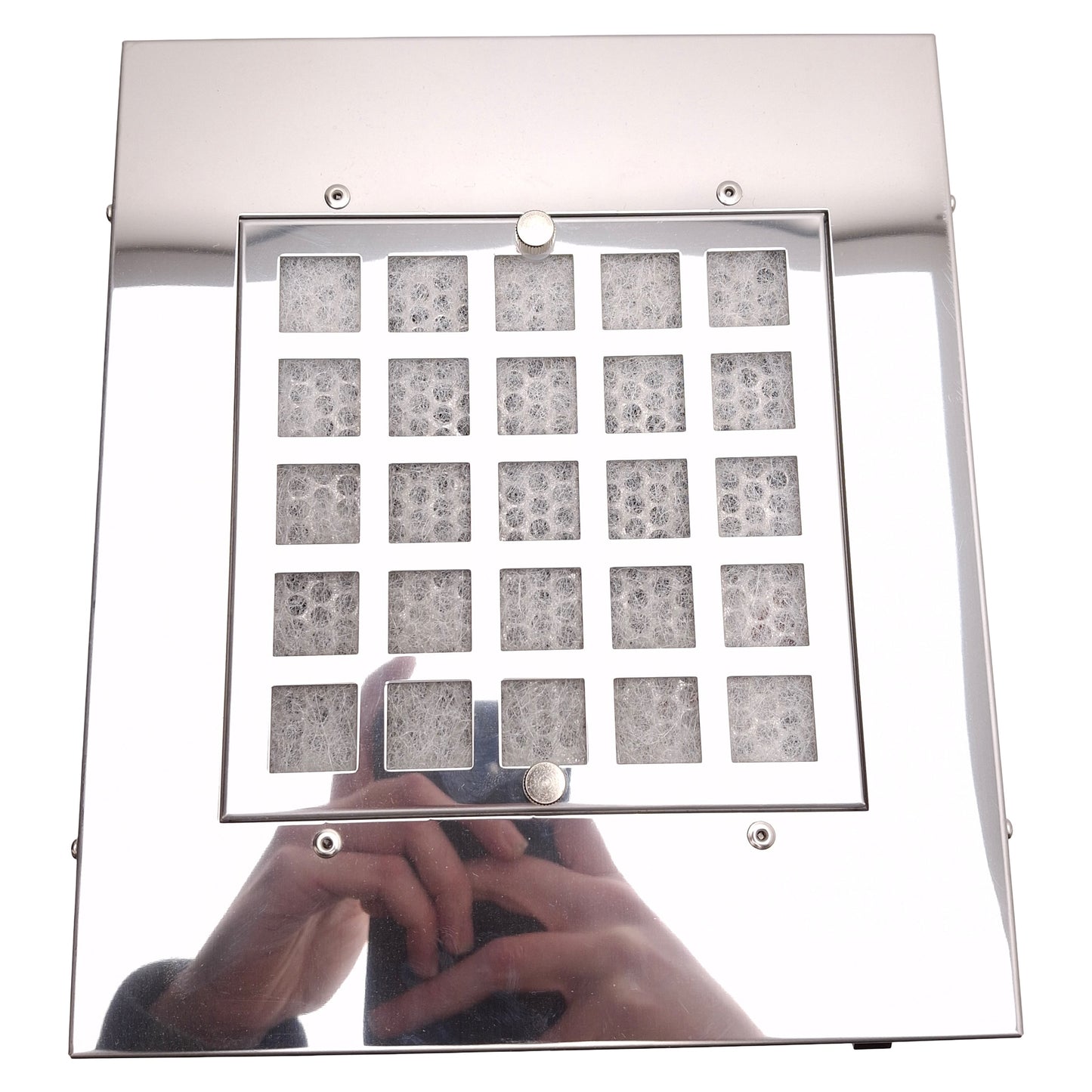 Used Airtech MAC-IIA-10 EC-MAC/AC HEPA Filter Fan Unit, 0.3µm, 250x250x50mm, 100VAC