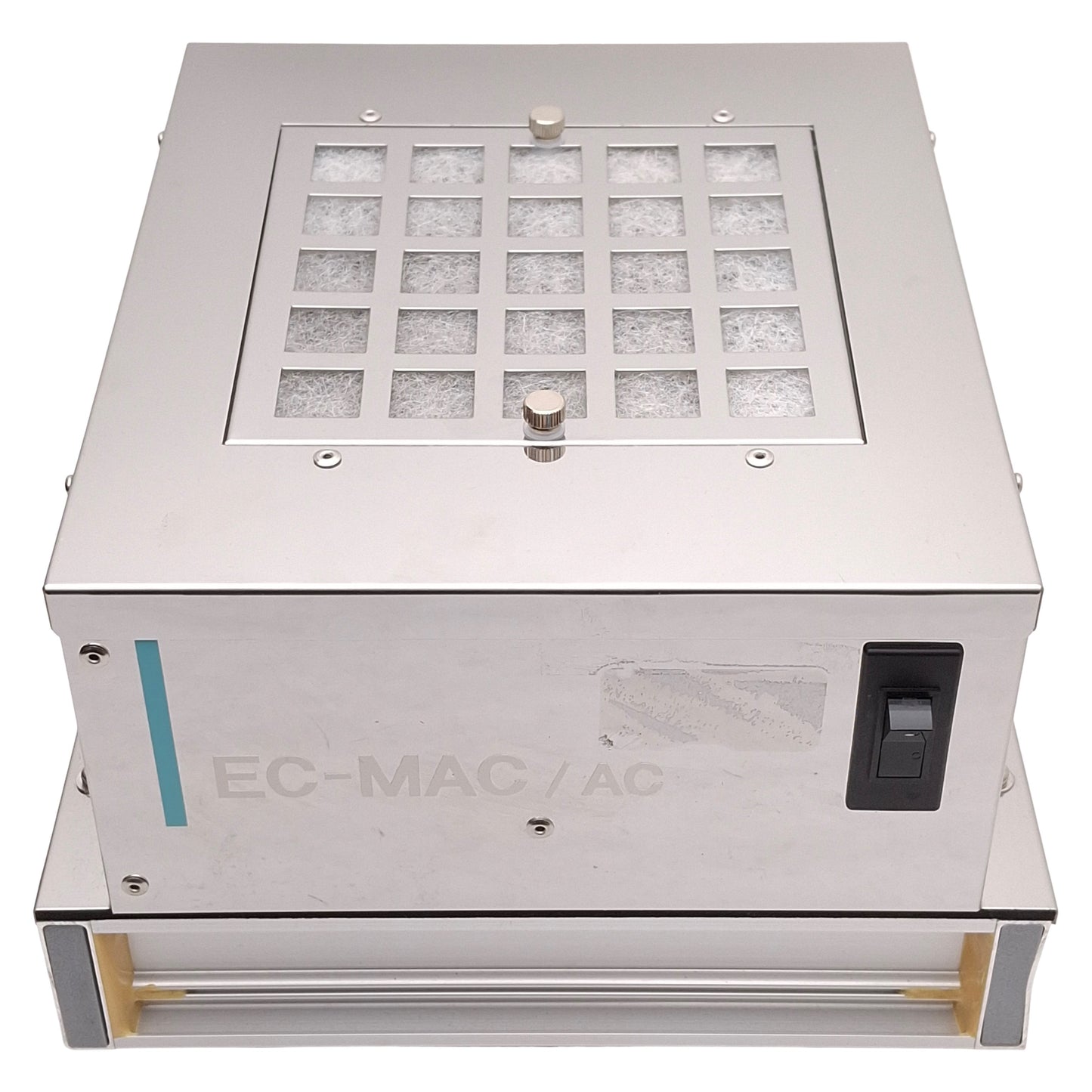 Used Airtech MAC-IIA-10 EC-MAC/AC HEPA Filter Fan Unit, 0.3µm, 250x250x50mm, 100VAC