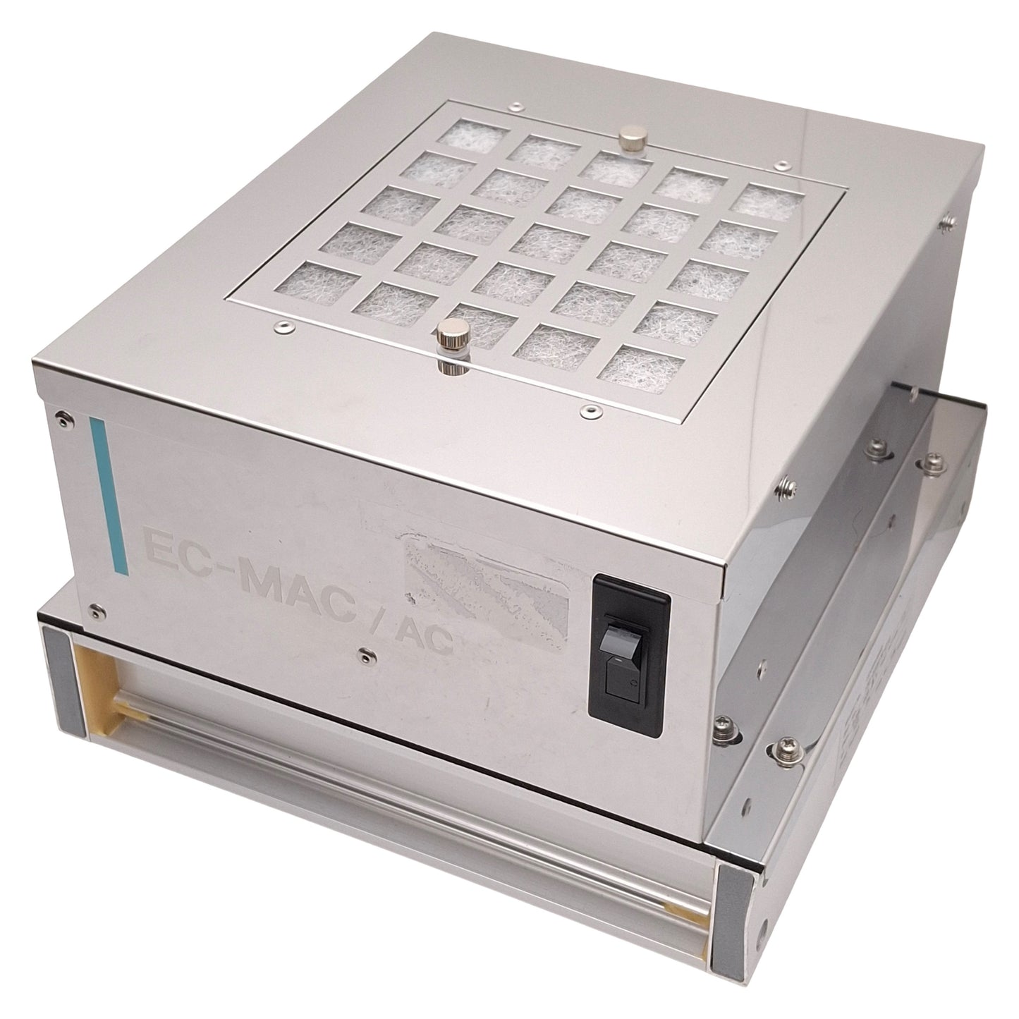 Used Airtech MAC-IIA-10 EC-MAC/AC HEPA Filter Fan Unit, 0.3µm, 250x250x50mm, 100VAC