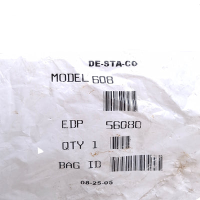 New Destaco 608 Toggle Action Plunger Clamp, 6in Length, 850lbf, 3/8-16 Thread