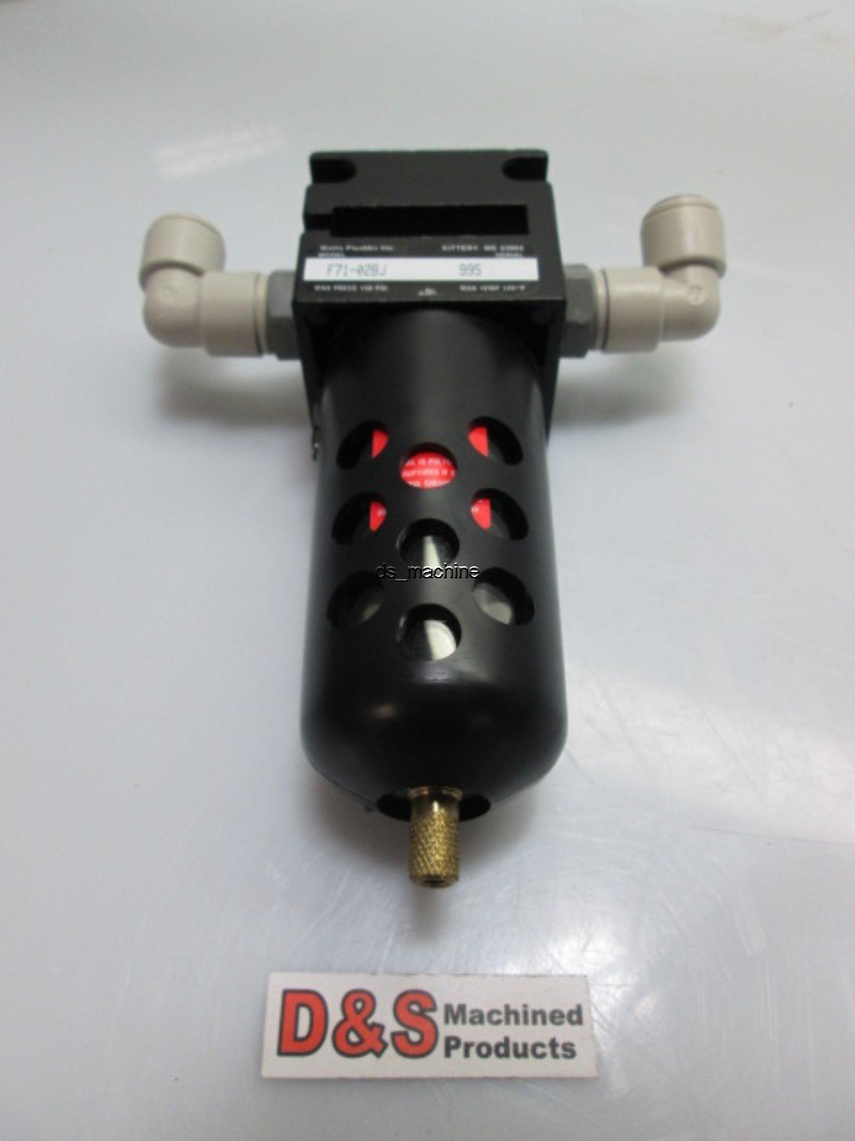 Used WATTS F71-02BJ Air Filter 1/4" NPT , With 3/8" NSF-51 Valves