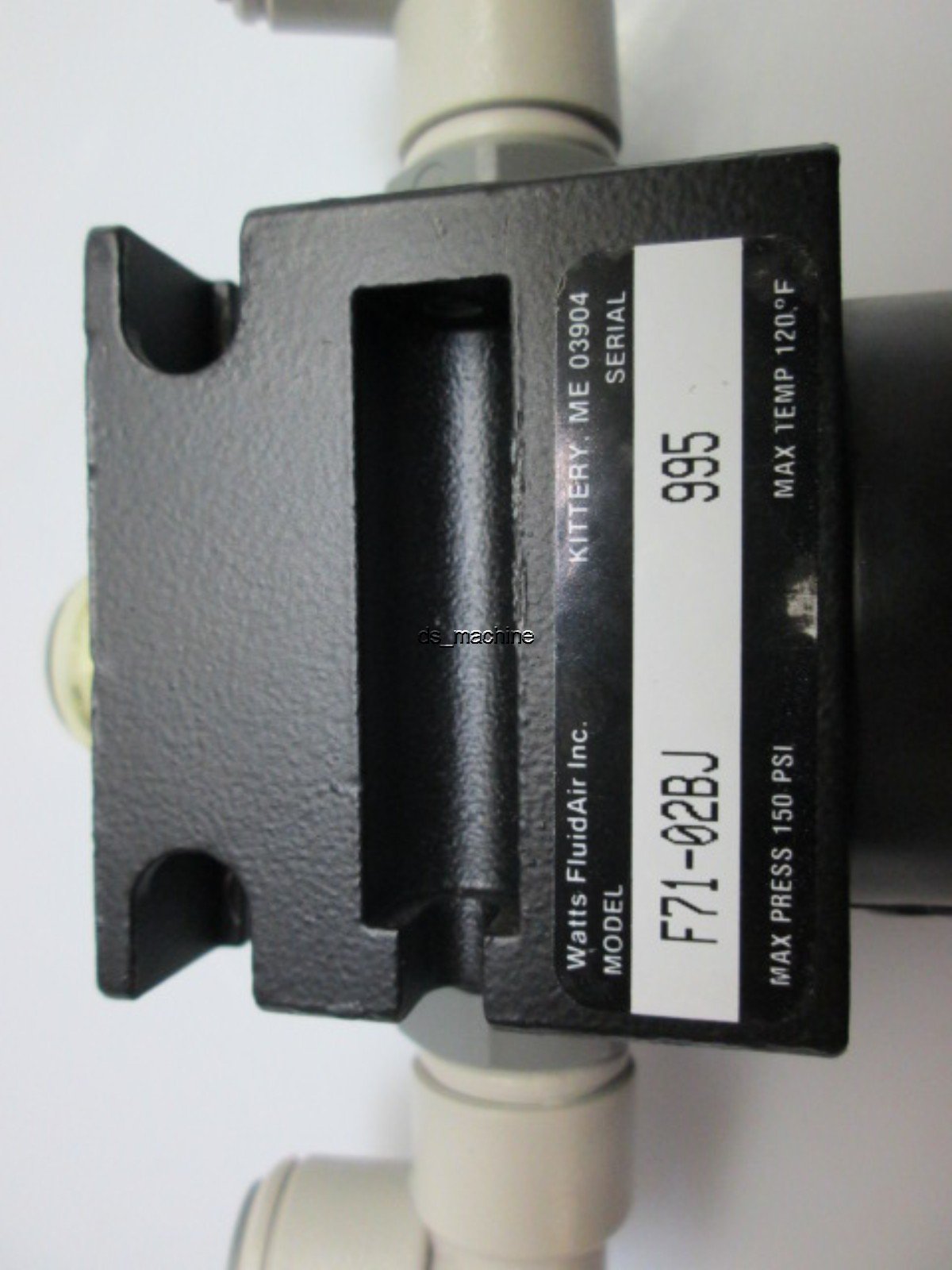 Used WATTS F71-02BJ Air Filter 1/4" NPT , With 3/8" NSF-51 Valves