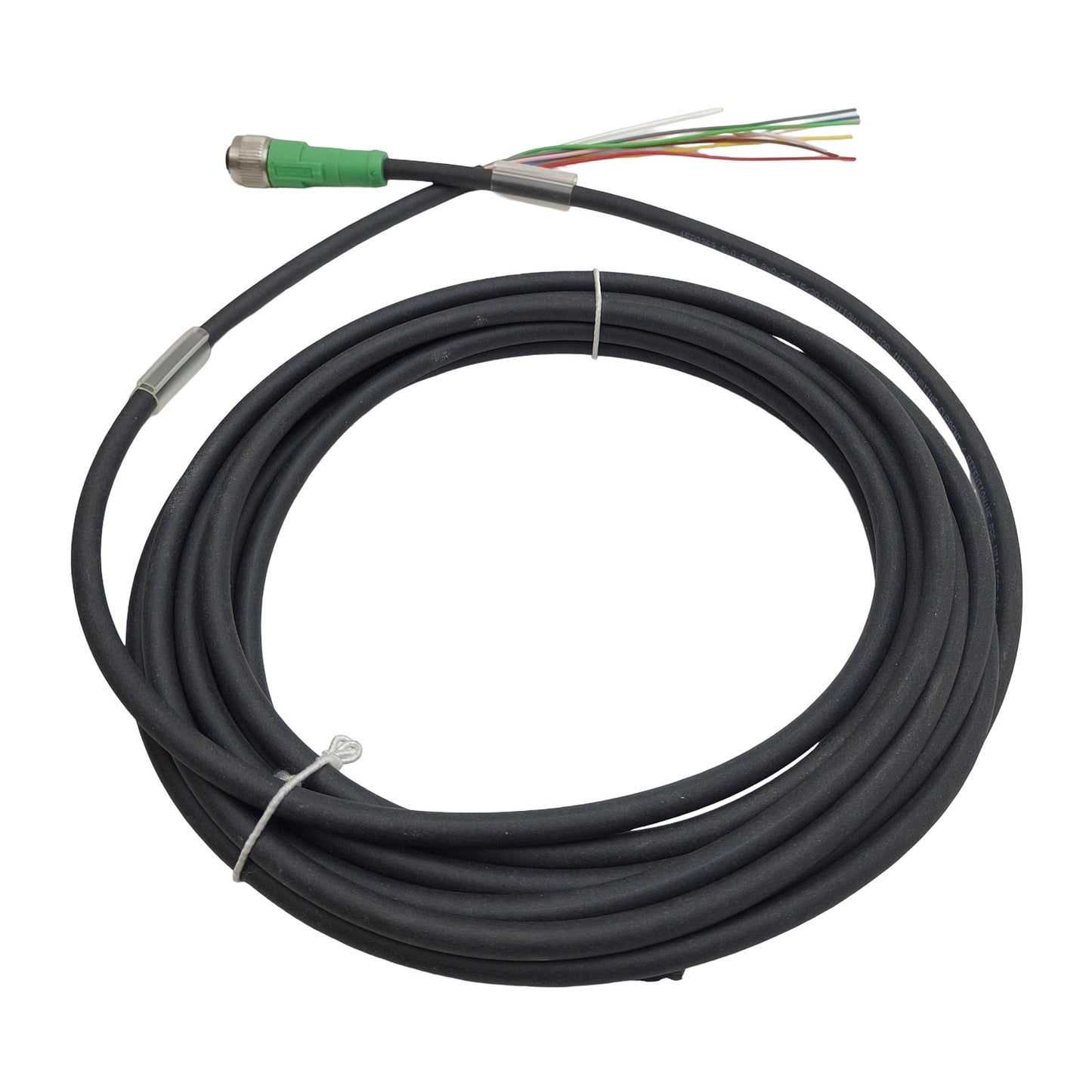 New – Open box Phoenix Contact 1520369 Sensor/Actuator Cable, 8-Pin M12 Female to Leads, 5m