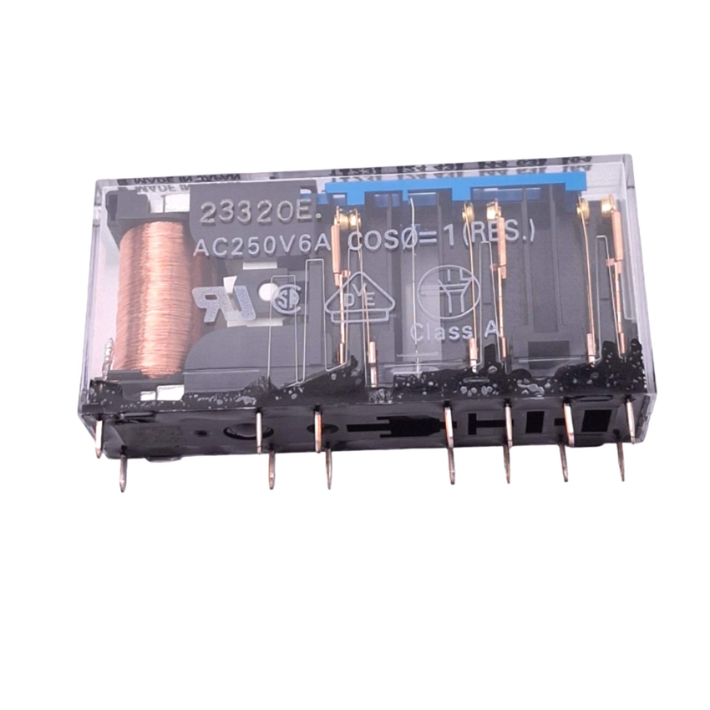 Used Omron G7SA-5A1B DC24 Relay, 6PST 5NO 1NC, 14-Pin, 6A Max, 24VDC Coil