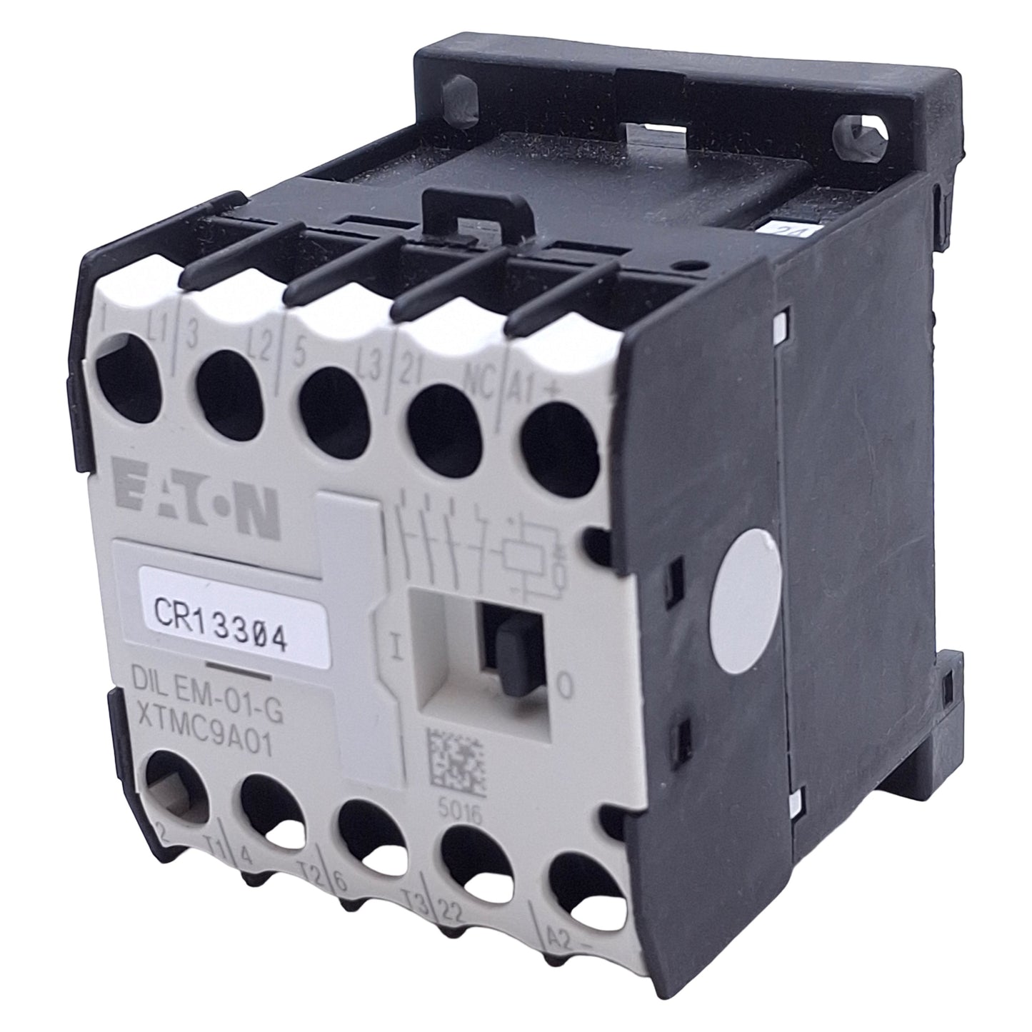 Used Eaton DILEM-01-G Contactor 1NC, 22A, 3-Pole 690VAC, DIN Rail, 24VDC Coil