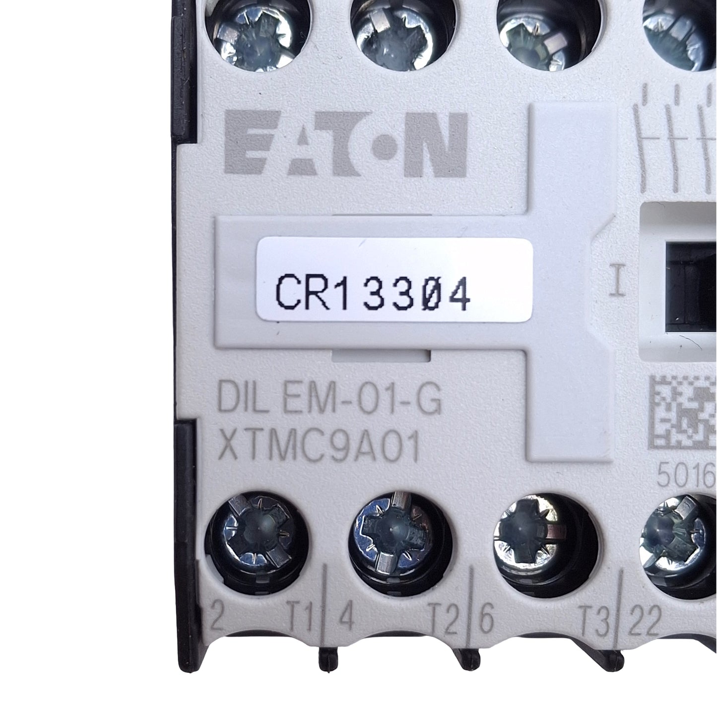 Used Eaton DILEM-01-G Contactor 1NC, 22A, 3-Pole 690VAC, DIN Rail, 24VDC Coil