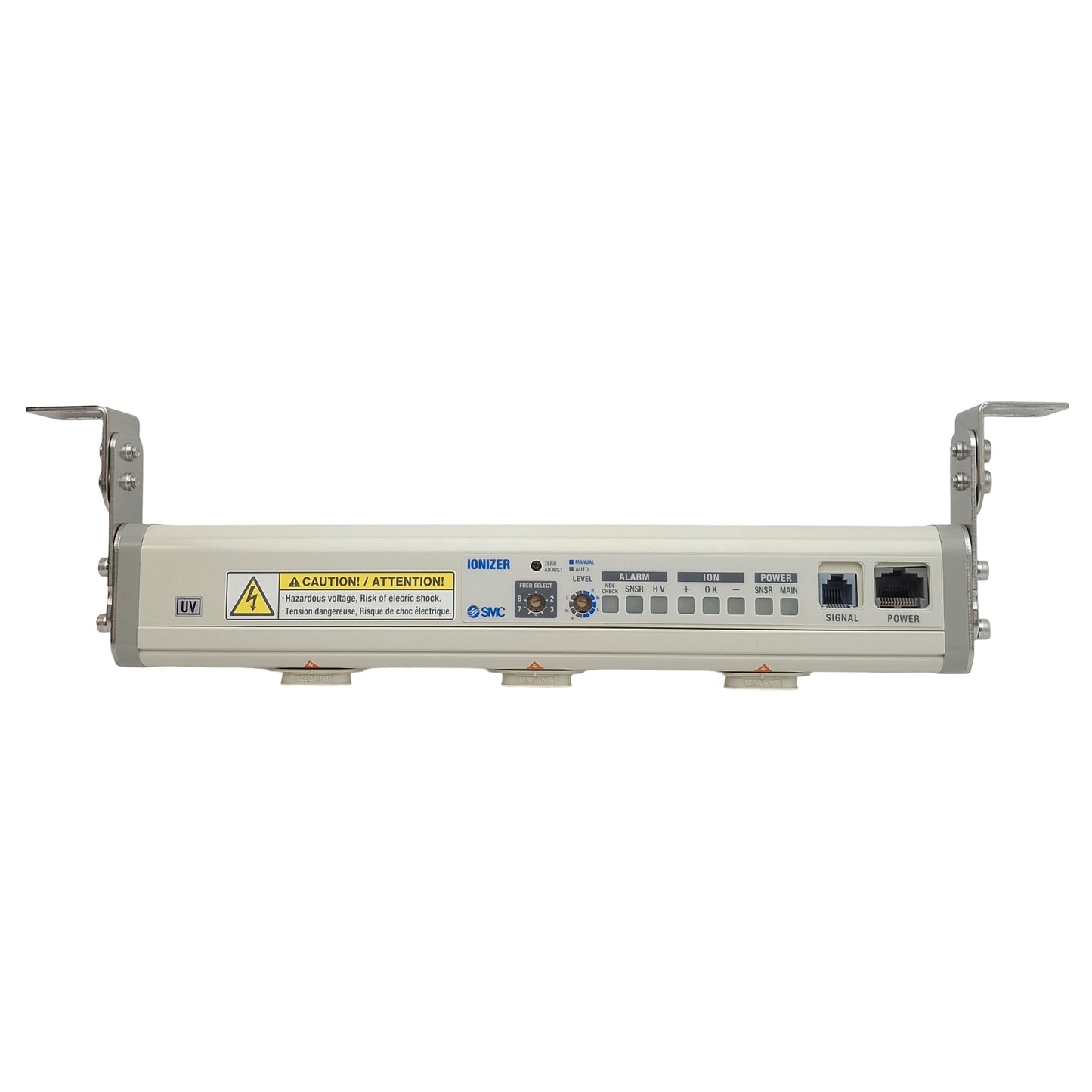 Used SMC IZS31-300P-B Ionizer Bar, 300mm Length, 7kV Max Out, 200mA 24VDC In, 0.7MPa