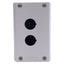 Used Eaton M22-I2-PG Two-Element Surface Mounting Enclosure For M22 Push Buttons