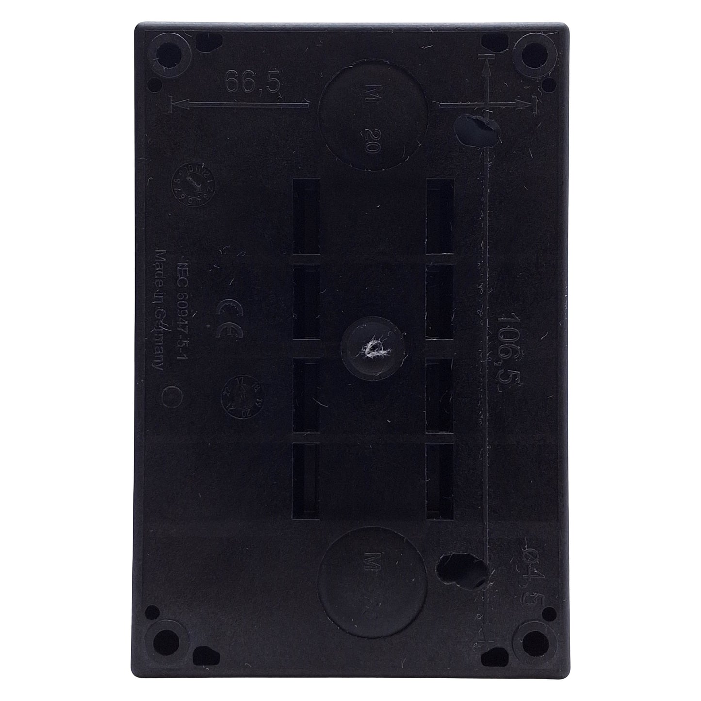Used Eaton M22-I2-PG Two-Element Surface Mounting Enclosure For M22 Push Buttons