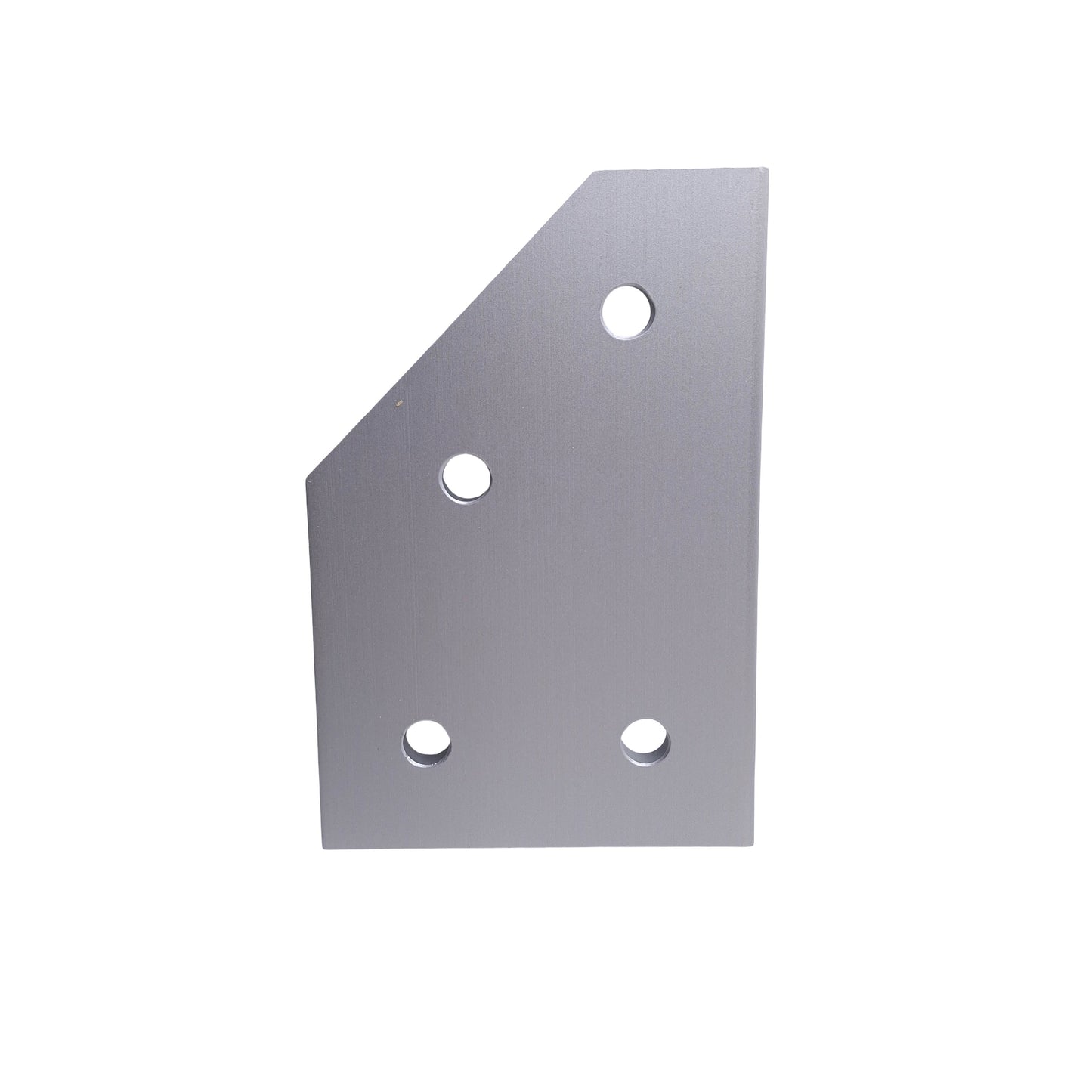 New Lot of 4 80/20 40-4361 Angled Flat Plate, 40 Series, 4-Hole, 60 Degree