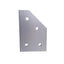 New Lot of 4 80/20 40-4361 Angled Flat Plate, 40 Series, 4-Hole, 60 Degree