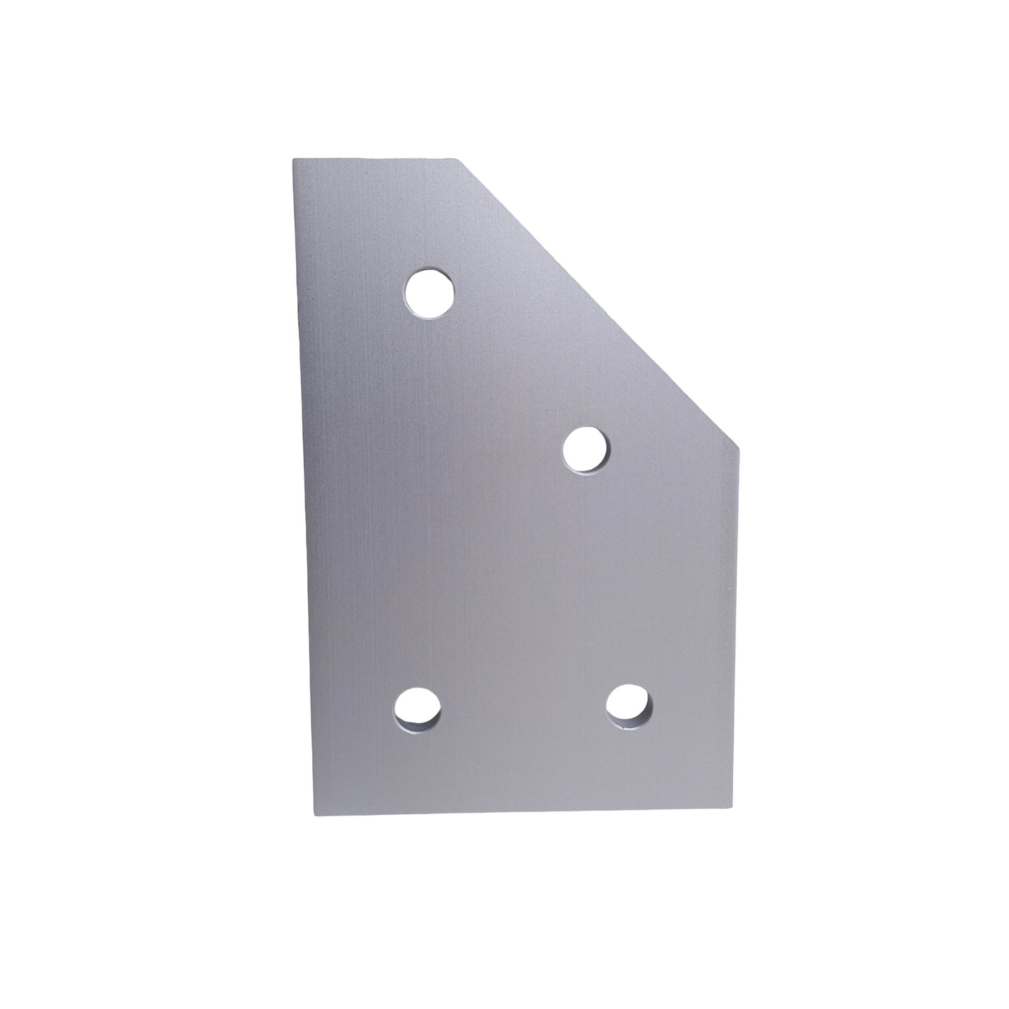 New Lot of 4 80/20 40-4361 Angled Flat Plate, 40 Series, 4-Hole, 60 Degree