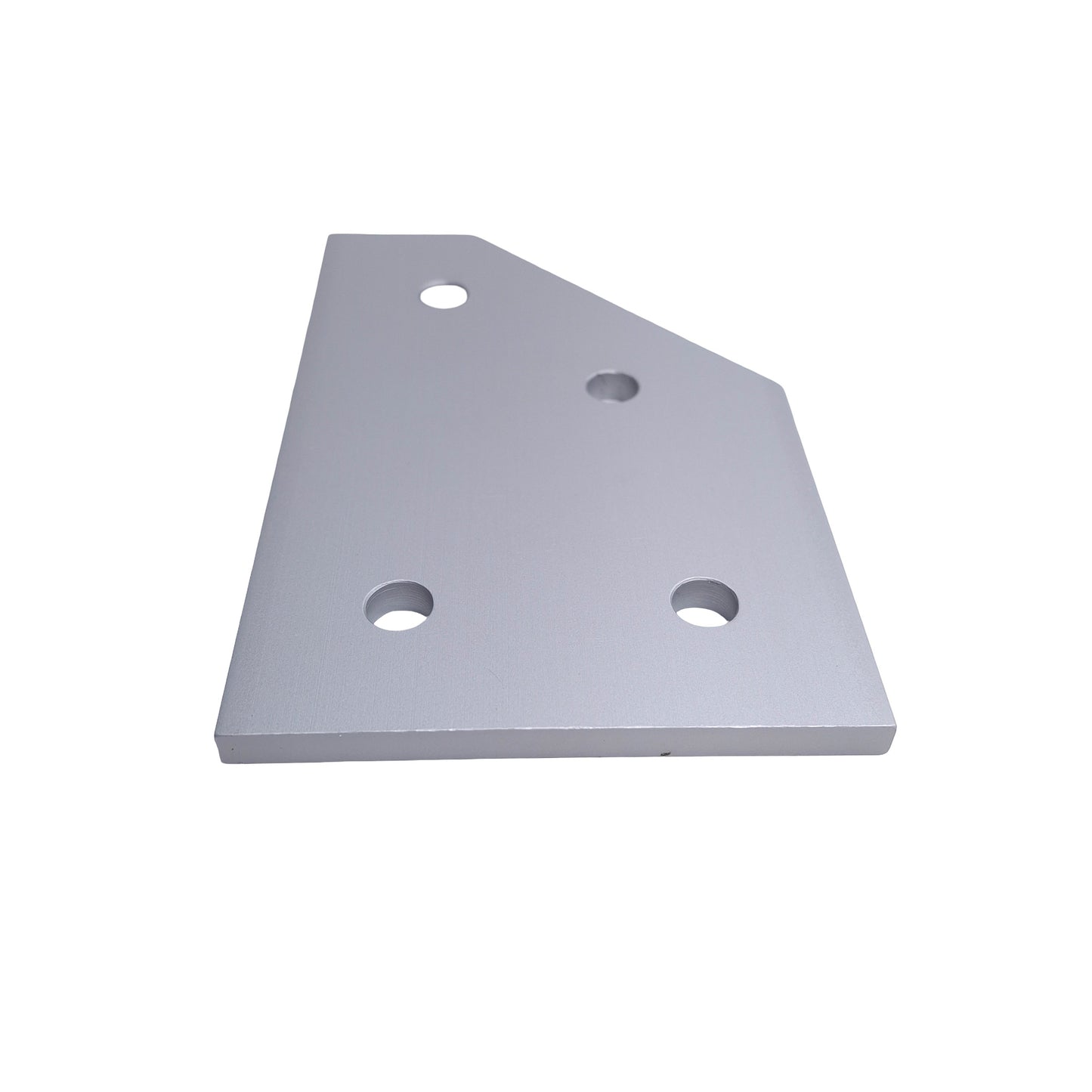 New Lot of 4 80/20 40-4361 Angled Flat Plate, 40 Series, 4-Hole, 60 Degree