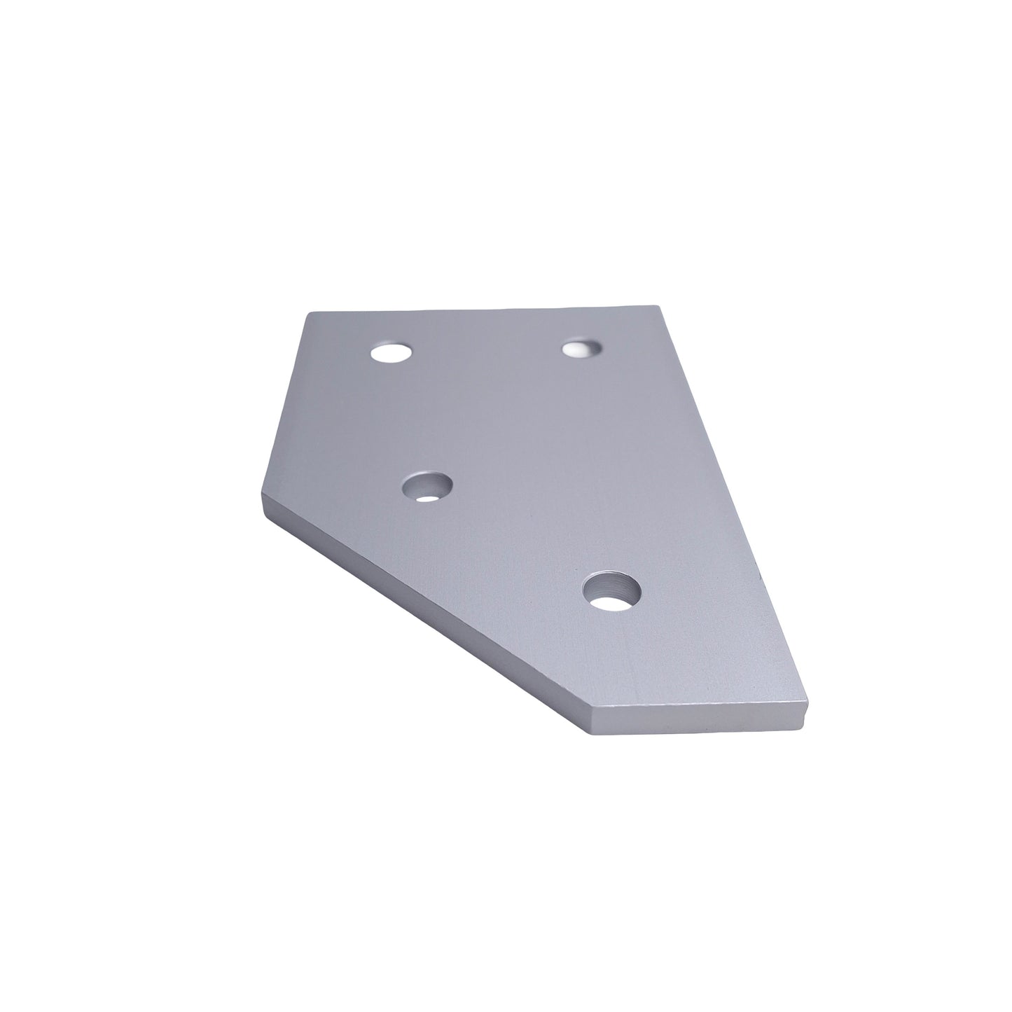 New Lot of 4 80/20 40-4361 Angled Flat Plate, 40 Series, 4-Hole, 60 Degree
