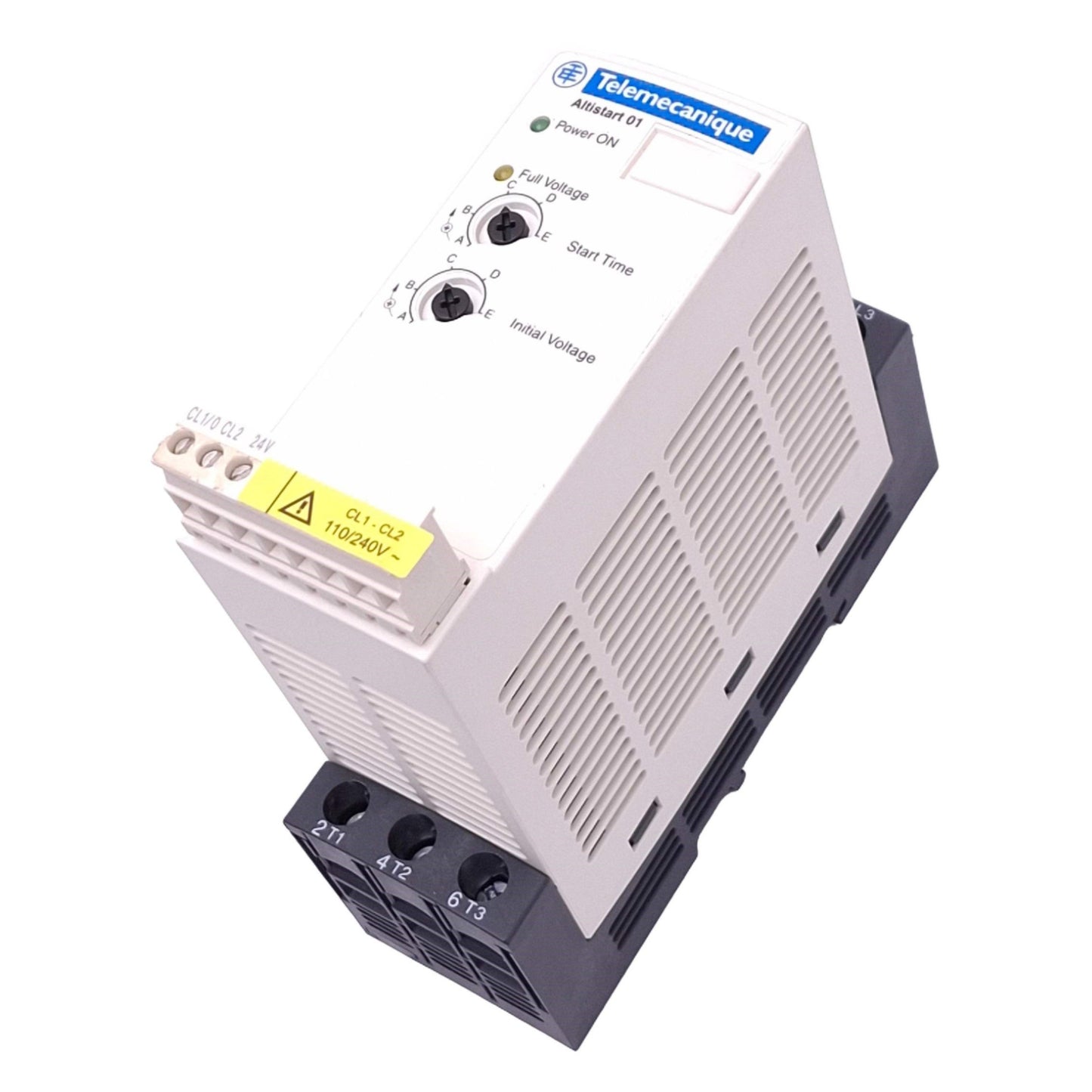 Used Telemecanique ATS01N125FT Altistart 01 Soft Starter, 110-480VAC, 11kW Max