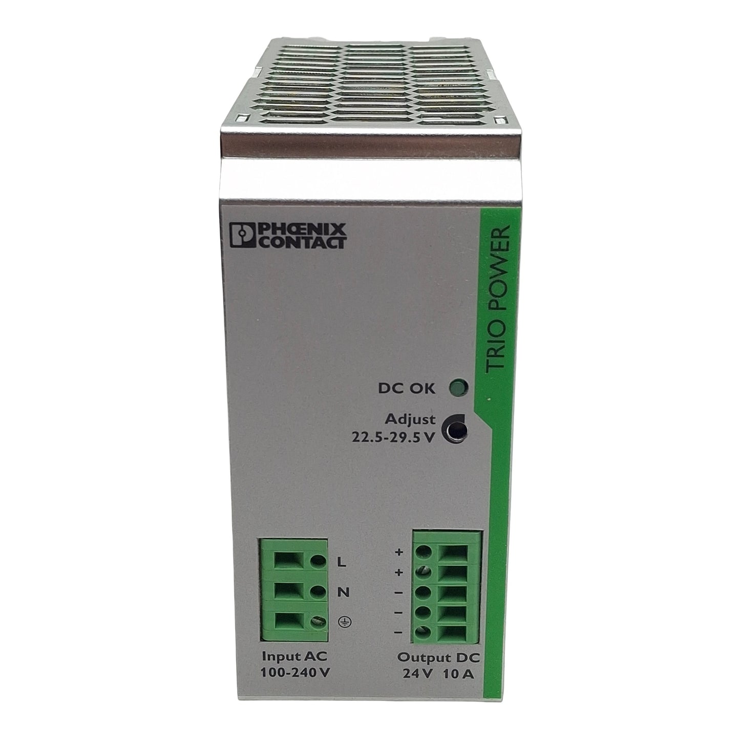 Used Phoenix Contact TRIO-PS/1AC/24DC/10 Power Supply, 100-240VAC In, 10A 24VDC Out