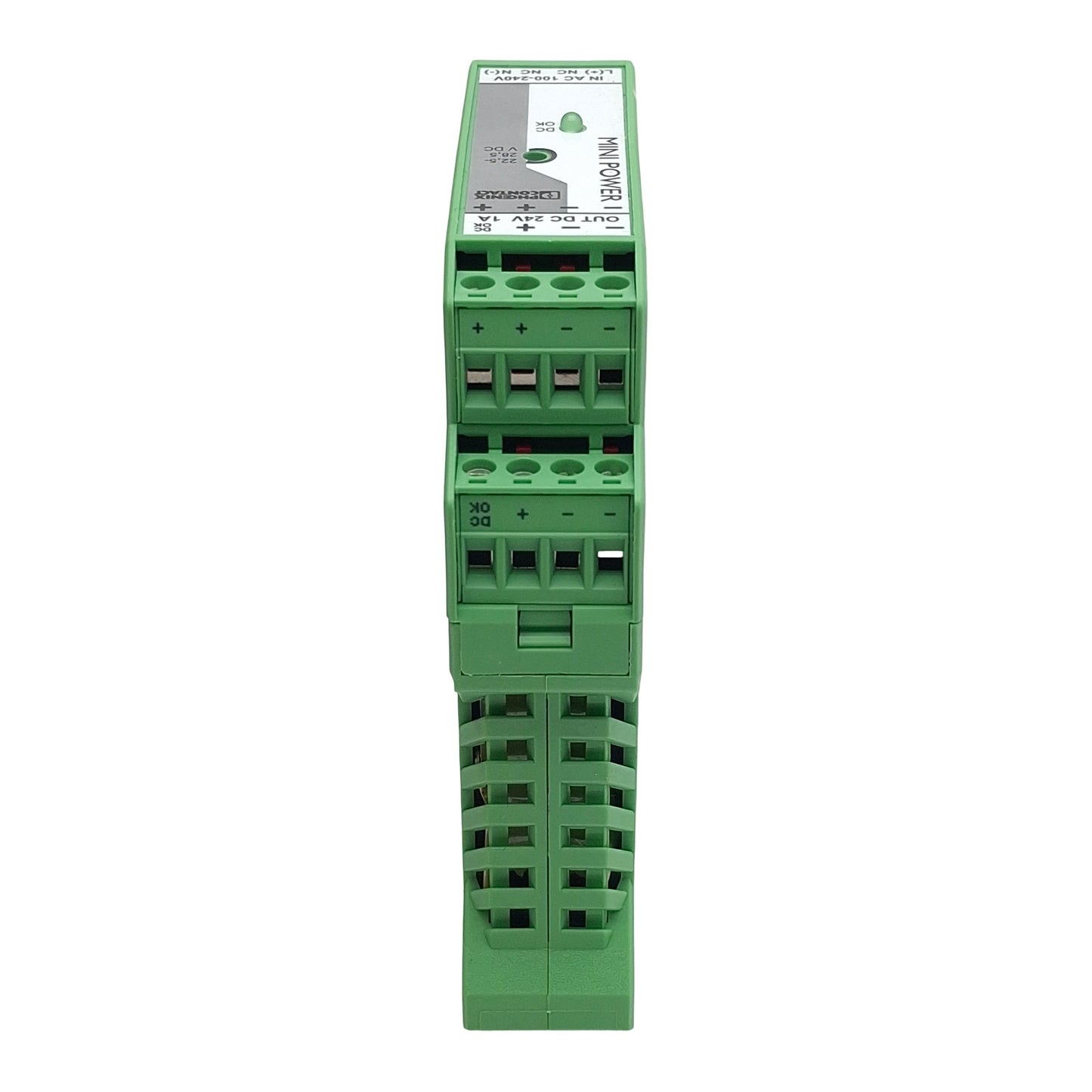 Used Phoenix Contact MINI-PS-100-240AC/24DC/1 Power Supply 100-240VAC In 1A 24VDC Out