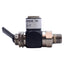 Used Pneumadyne H11-20-17 Toggle Control Valve 1/8" NPT Input, 5/32 Push-In Output