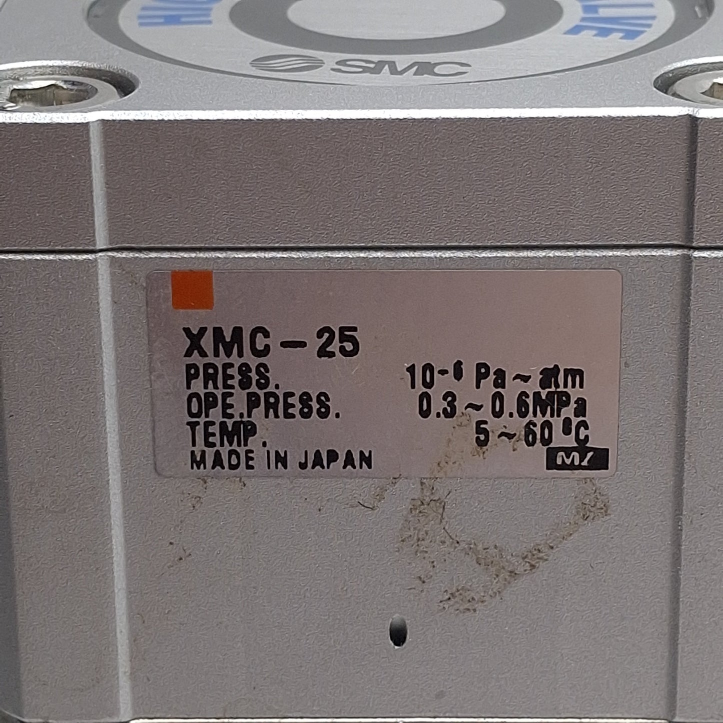 Used SMC XMC-25 High Vacuum Valve, ø25mm KF Flange, 0.3-0.6MPa, 10^6Pa~atm, M5 x 0.8