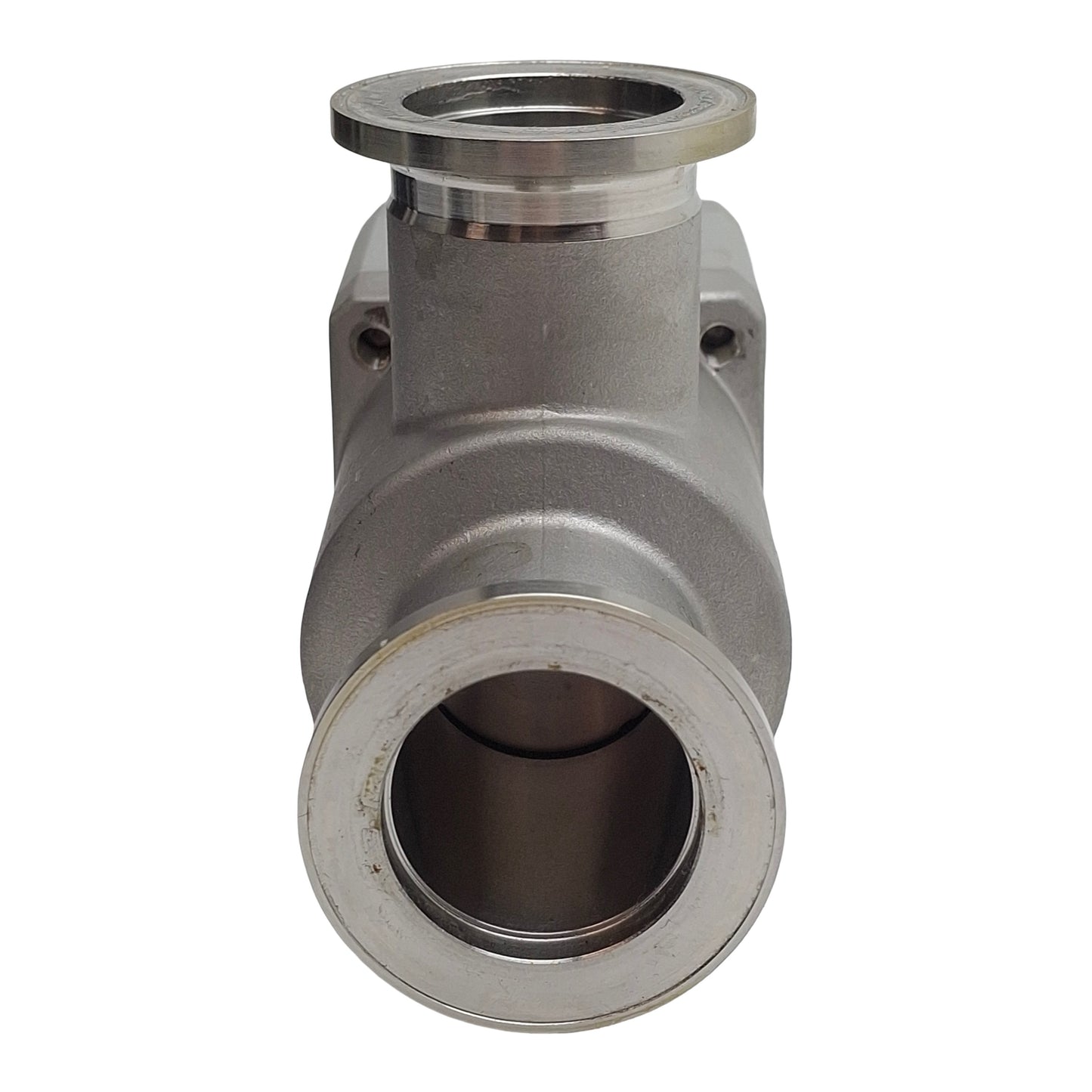 Used SMC XMC-25 High Vacuum Valve, ø25mm KF Flange, 0.3-0.6MPa, 10^6Pa~atm, M5 x 0.8