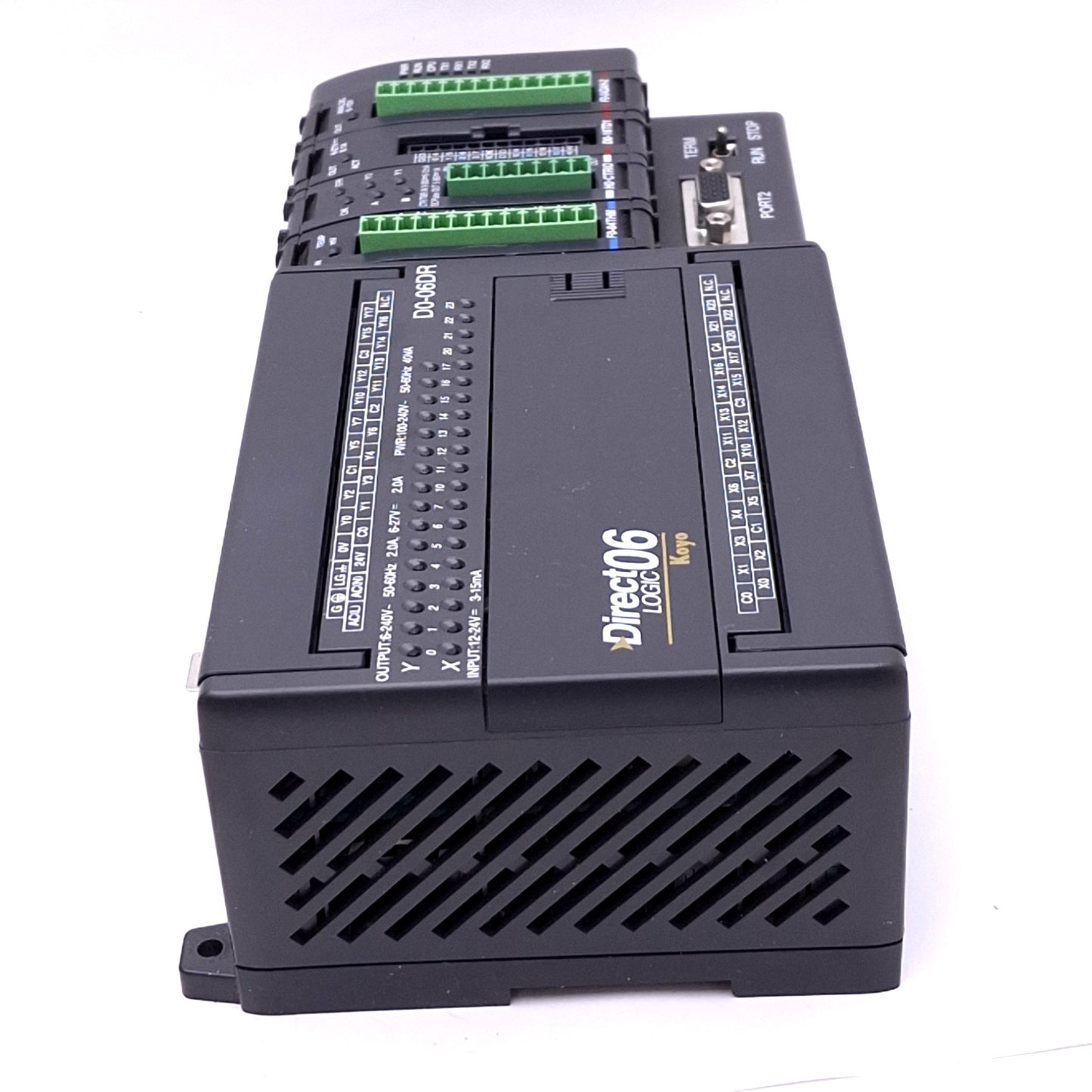 Used Automation Direct D0-06DR Koyo DirectLOGIC 06 PLC, 36-Point, 12-24VDC In