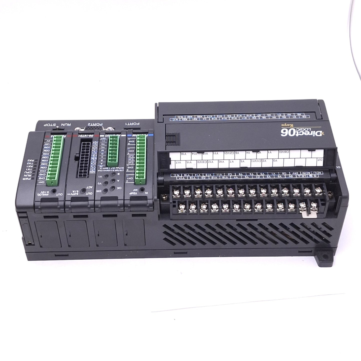Used Automation Direct D0-06DR Koyo DirectLOGIC 06 PLC, 36-Point, 12-24VDC In