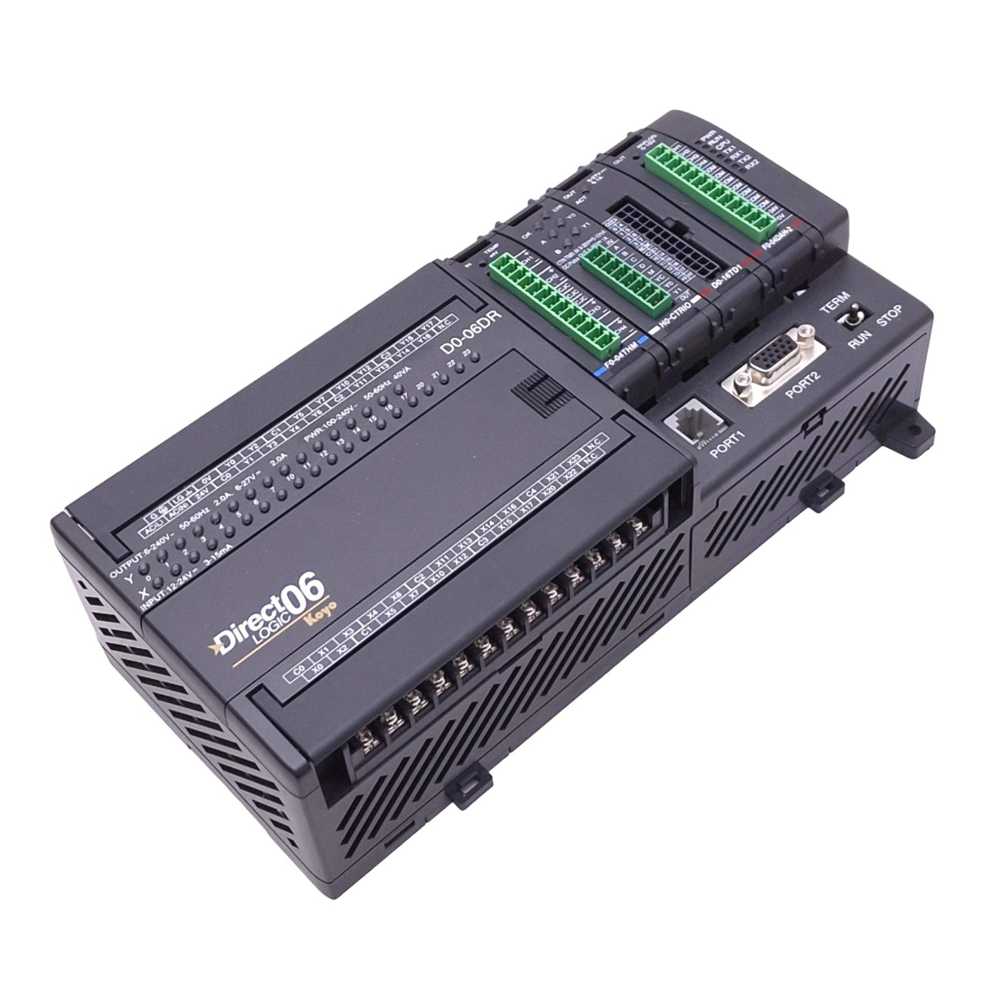 Used Automation Direct D0-06DR Koyo DirectLOGIC 06 PLC, 36-Point, 12-24VDC In