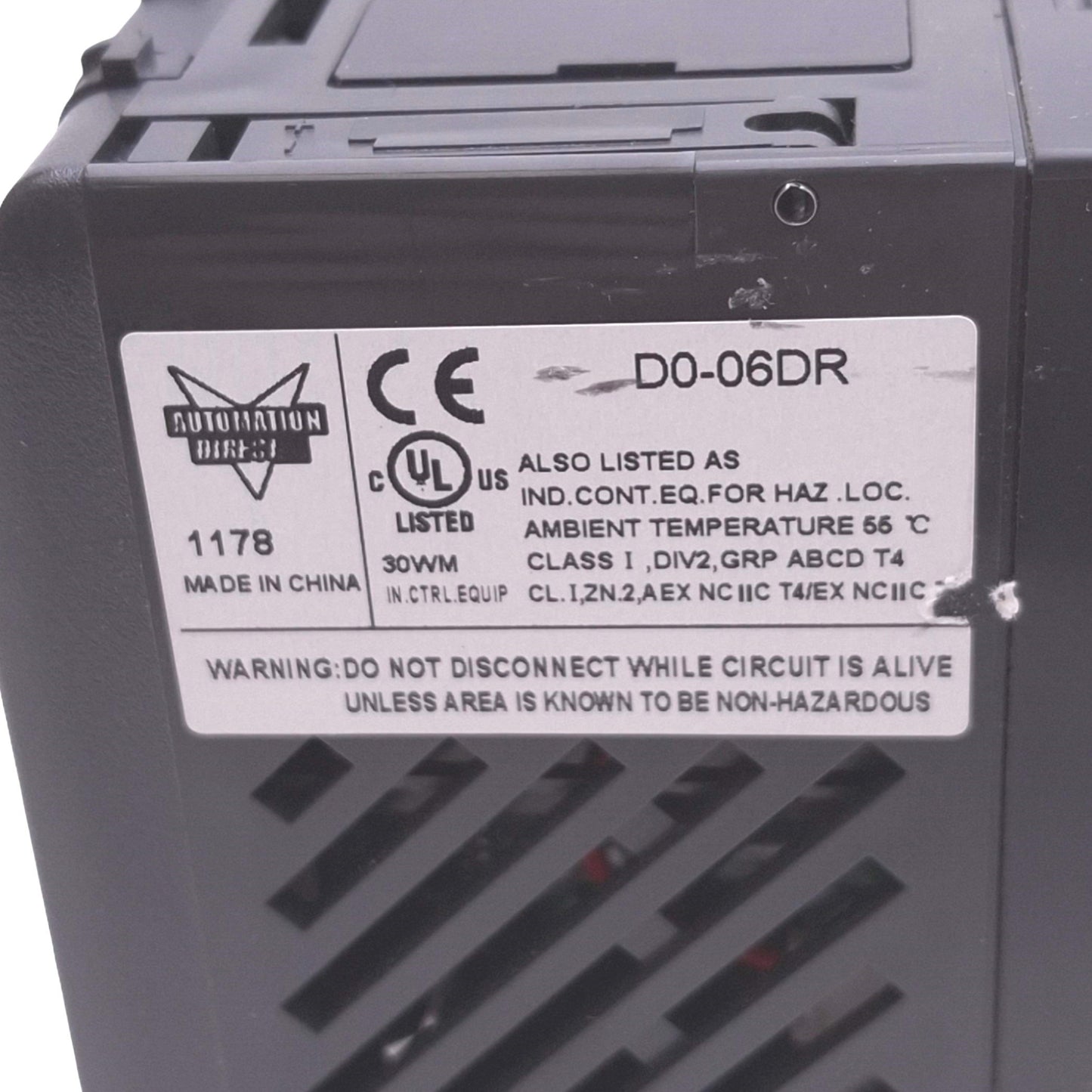 Used Automation Direct D0-06DR Koyo DirectLOGIC 06 PLC, 36-Point, 12-24VDC In