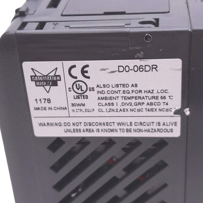 Used Automation Direct D0-06DR Koyo DirectLOGIC 06 PLC, 36-Point, 12-24VDC In