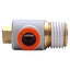 New – Open box Lot of 5 SMC KQ2V07-35AS Hex Socket Pneumatic Valve 1/4" NPT Thread, ø1/4" Tube