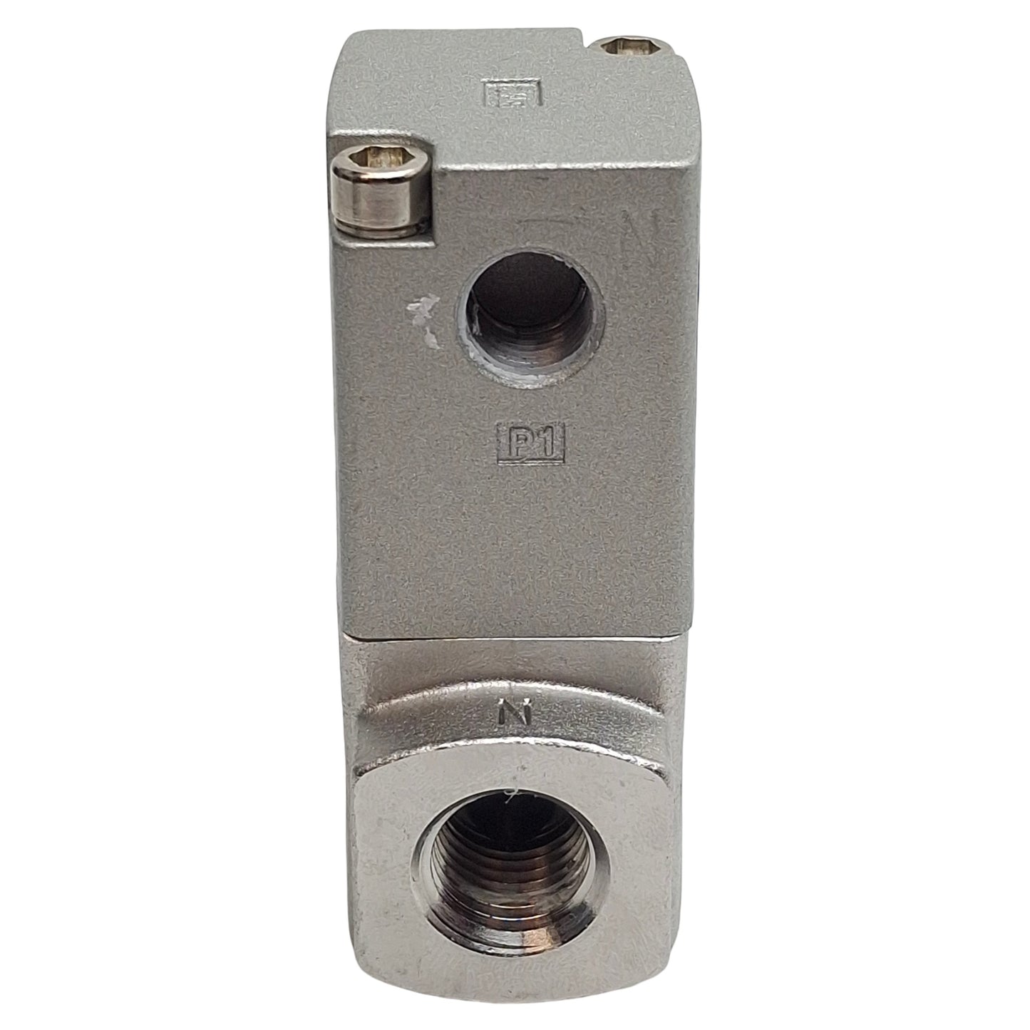 Used SMC VNB104CS-N8A Pneumatic Process Valve, 2-Way, 1/4in NPT, -101kPa~1MPa, 0.8Cv