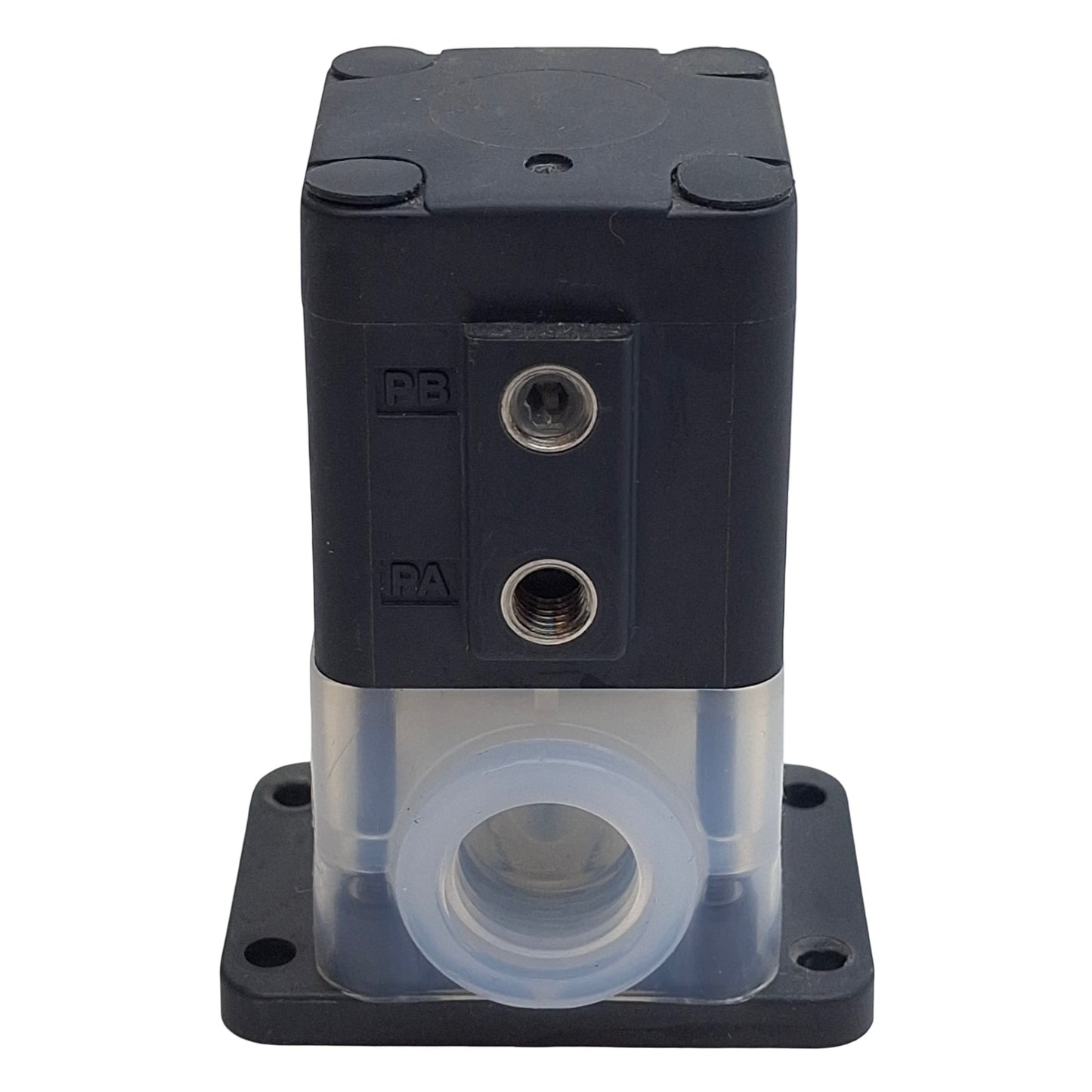 Used SMC LVA20-02N-C Fluoropolymer Valve, N.C., 1/4in NPT, 0-0.5MPa, ø2mm, 0.35Cv