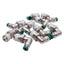 Used Lot of 10 Parker W169PLP-5/32-4 Swivel Elbow Pipe 5/32" Tube, 1/4 NPTF Thread