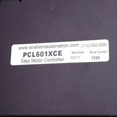 Used Anaheim Automation PCL601XCE Micro Step Motor Controller, 12800steps/rev Max