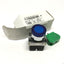 Used Automation Direct GCX1204-24L LED Pushbutton Switch, 22mm, Blue, Momentary, 1NO