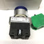 Used Automation Direct GCX1204-24L LED Pushbutton Switch, 22mm, Blue, Momentary, 1NO