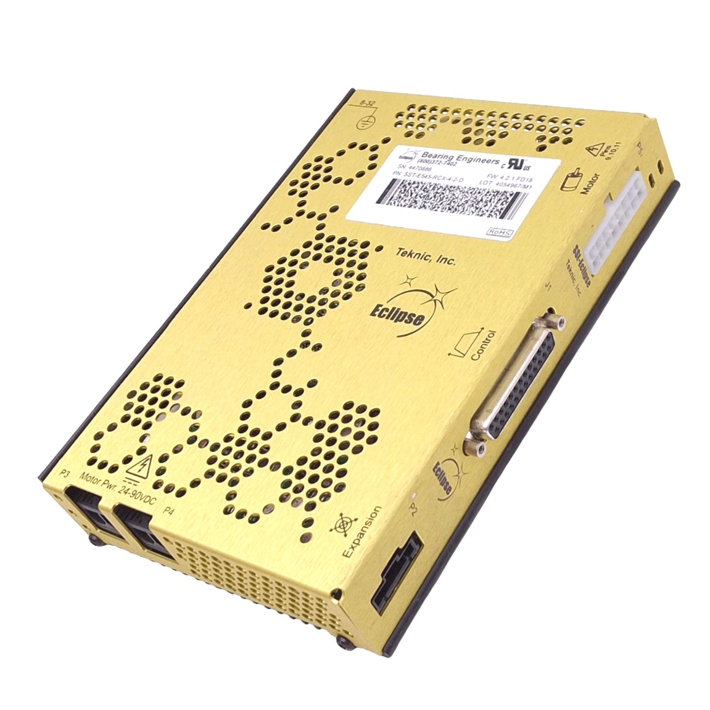 Used Teknic SST-E545-RCX-4-2-D Eclipse Digital Servo Drive, 24-90VDC, 33A Max