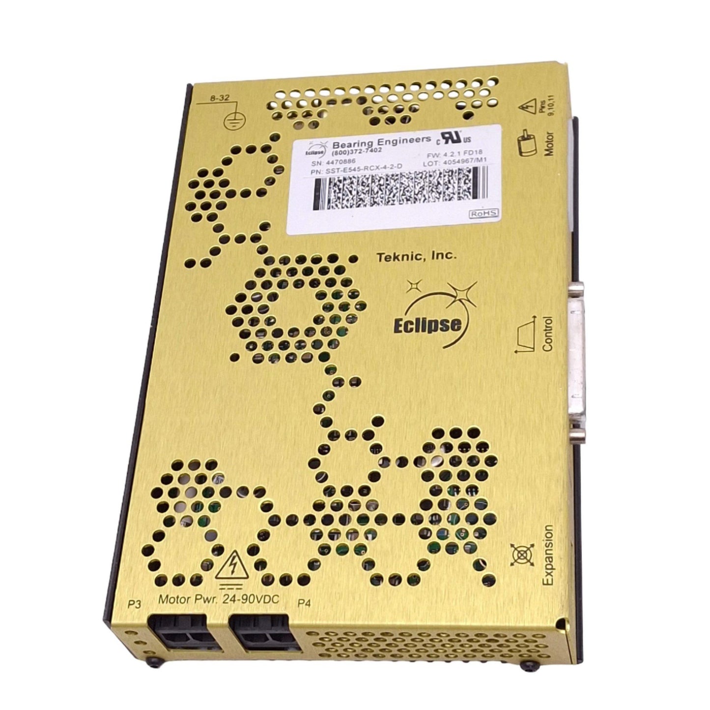 Used Teknic SST-E545-RCX-4-2-D Eclipse Digital Servo Drive, 24-90VDC, 33A Max
