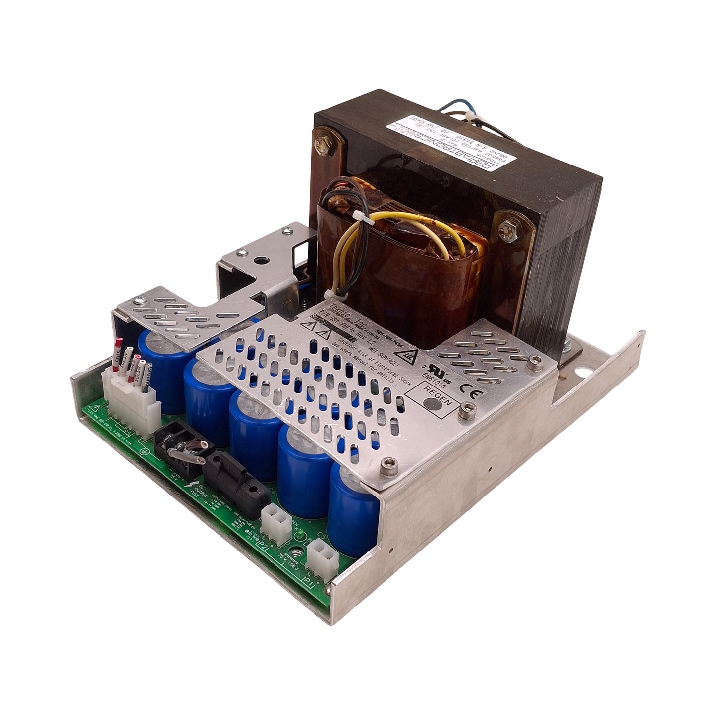 Used Teknic Inc SST-EMF75 Bulk Linear Power Supply, 120/230VAC In, 75VDC 10A Output