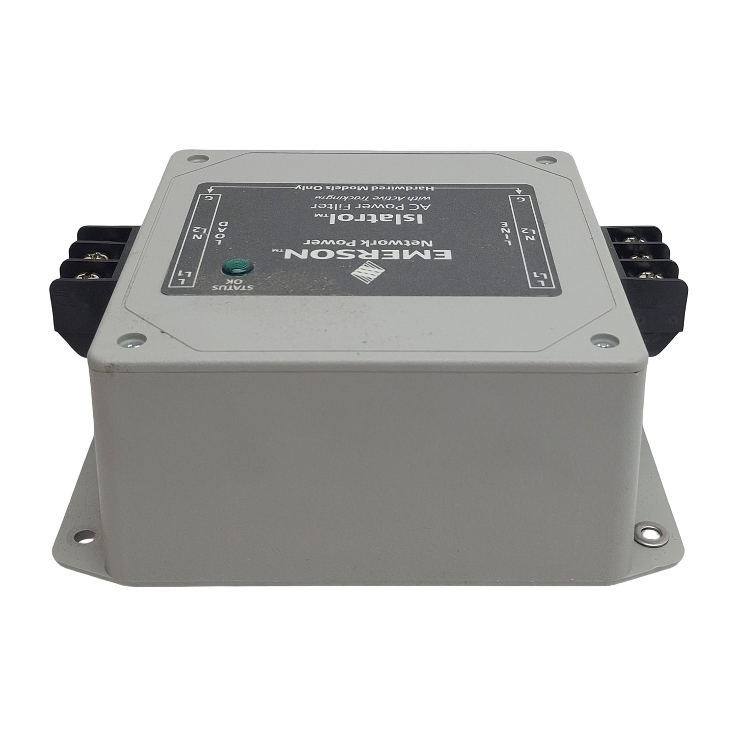 Used Emerson Islatrol IC+107 Active Tracking Noise Filter, 120VAC, 8A, 100kHz-50MHz
