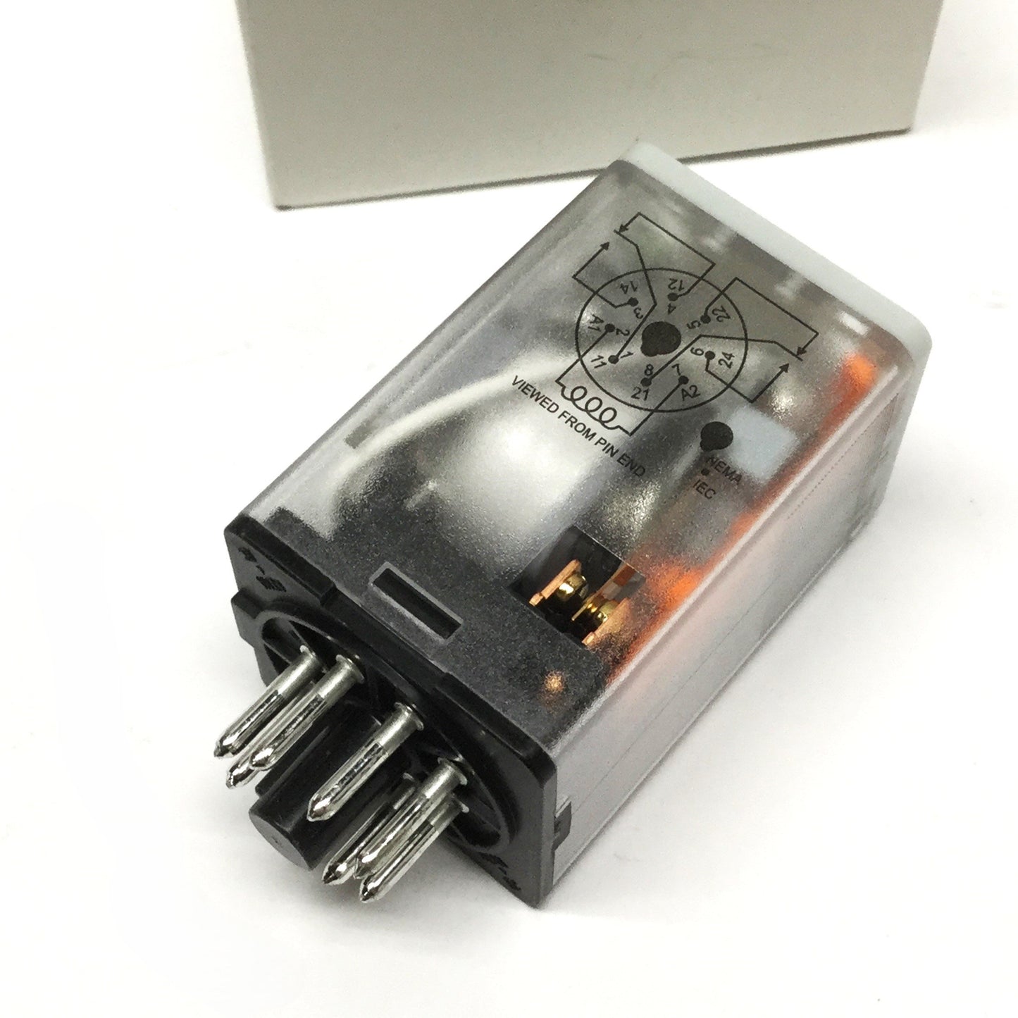 New Automation Direct 750R-2C-24D Octal Control Relay, DPDT, 24VDC Coil, 10A 277VAC