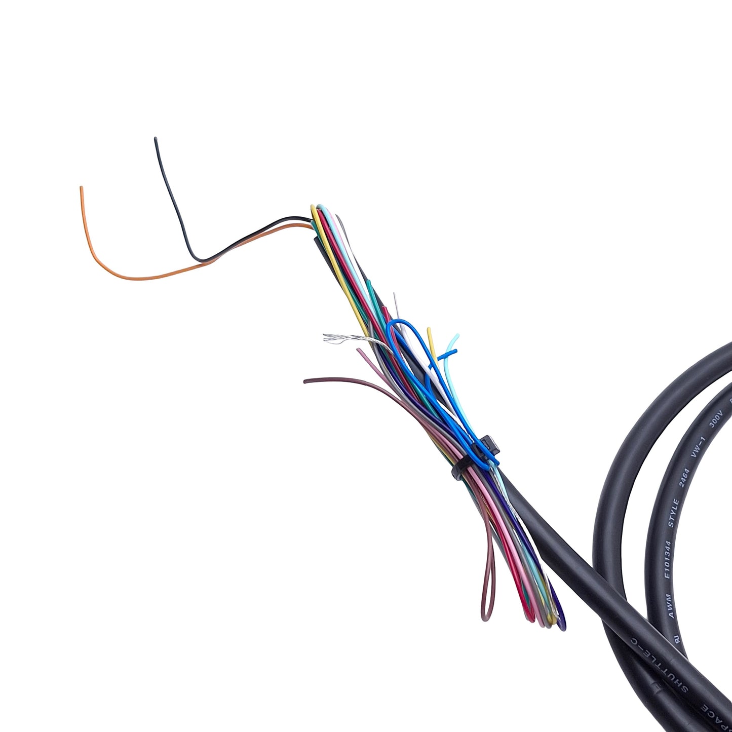 Used CEI MVA-1-X-2M Hirose Camera Cable, 12-Pin Hirose Female to Leads, *1 Meter*