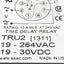 Used SSAC TRU2 Universal Time Delay Relay, SPDT, 0.1s-1000m, 19-264VAC/30VDC, 8-Pin