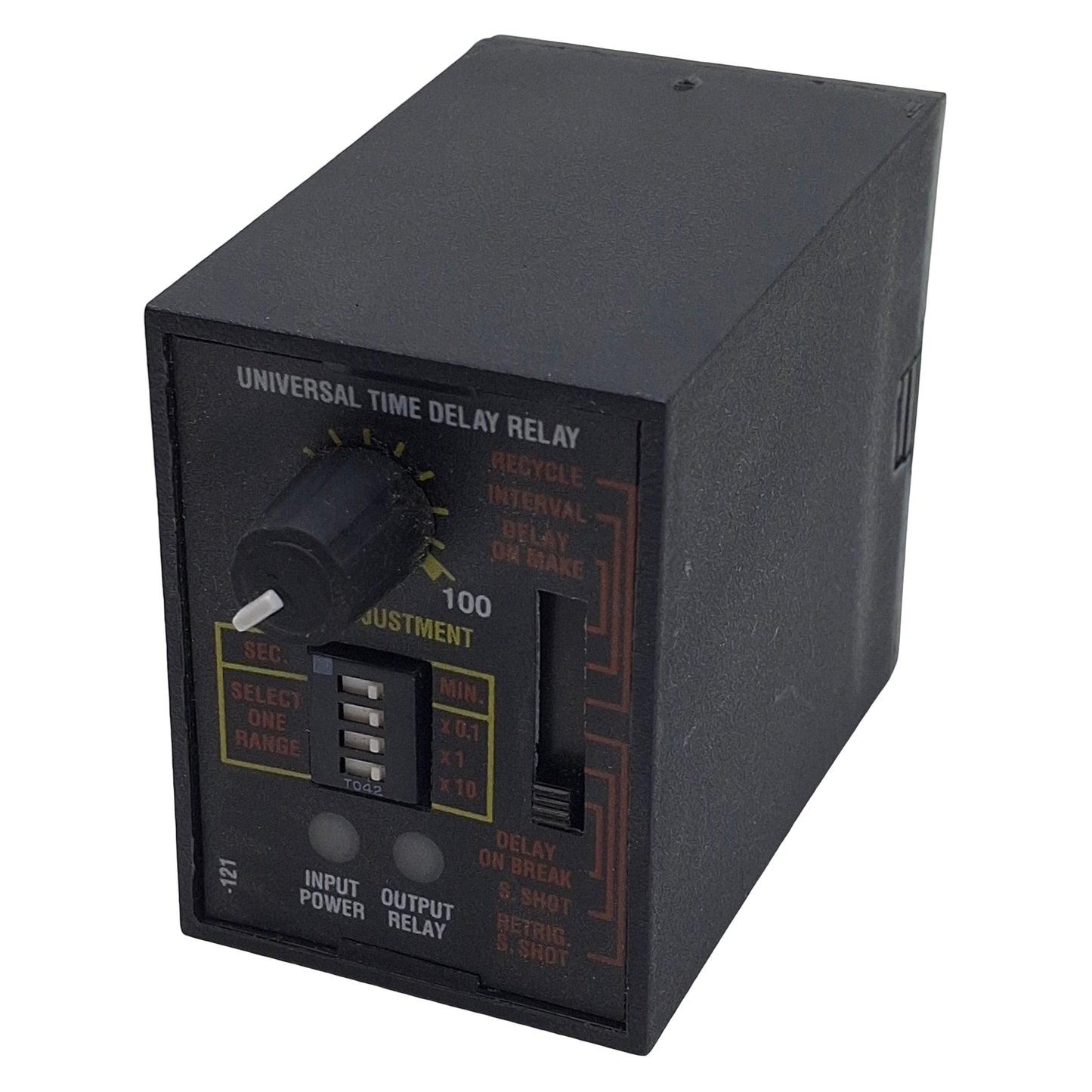 Used SSAC TRU2 Universal Time Delay Relay, SPDT, 0.1s-1000m, 19-264VAC/30VDC, 8-Pin