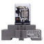 Used Lot of 4 Allen Bradley 700-HF32Z24 Ice Cube Relay w/Socket Base, 12A, 24VDC Coil