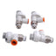 Used Lot of 4 SMC AS2201FG-01-07SA Flow Controller Fitting 1/8in NPT to 1/4in OD Tube