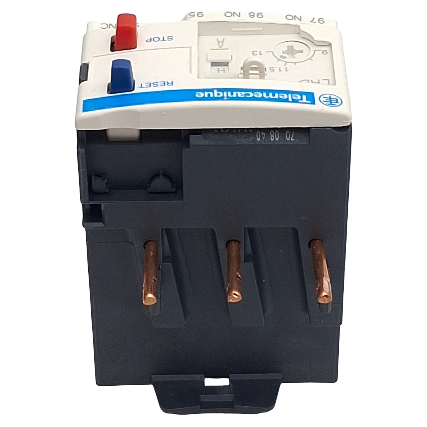 Used Telemecanique LRD16 Thermal Overload Relay 3-Pole 1NO+1NC 9-13A Range 10A 600VAC